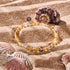 Bracelet en perles de citrine | Argent | Pierres précieuses de guérison